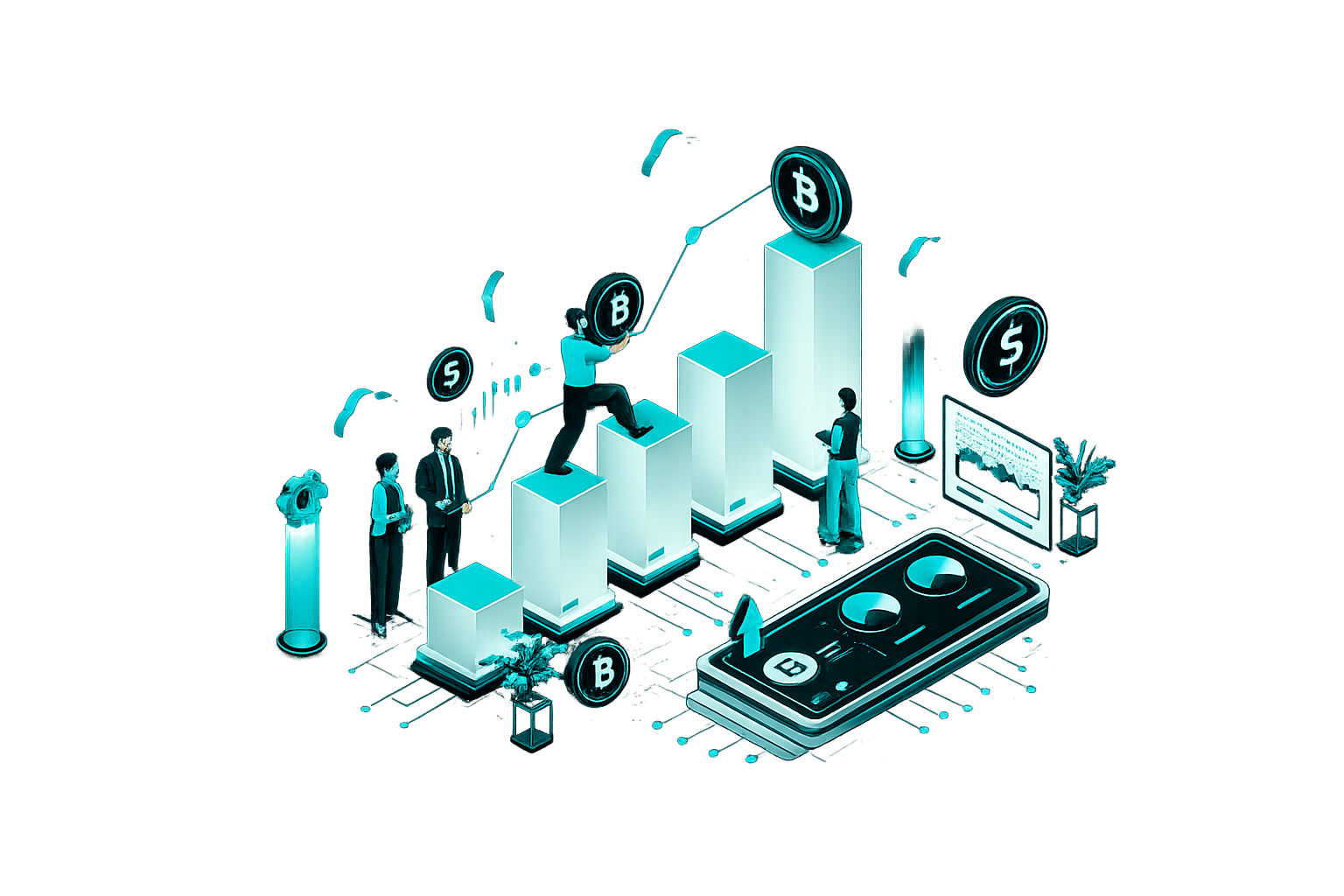 Students learning online with SuuqCrypto